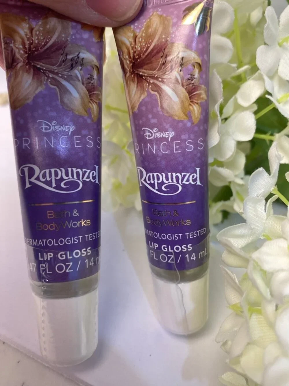 “Rapunzel” Disney Limited Edition Bath & Body Works 2 New & Sealed Lip Gloss